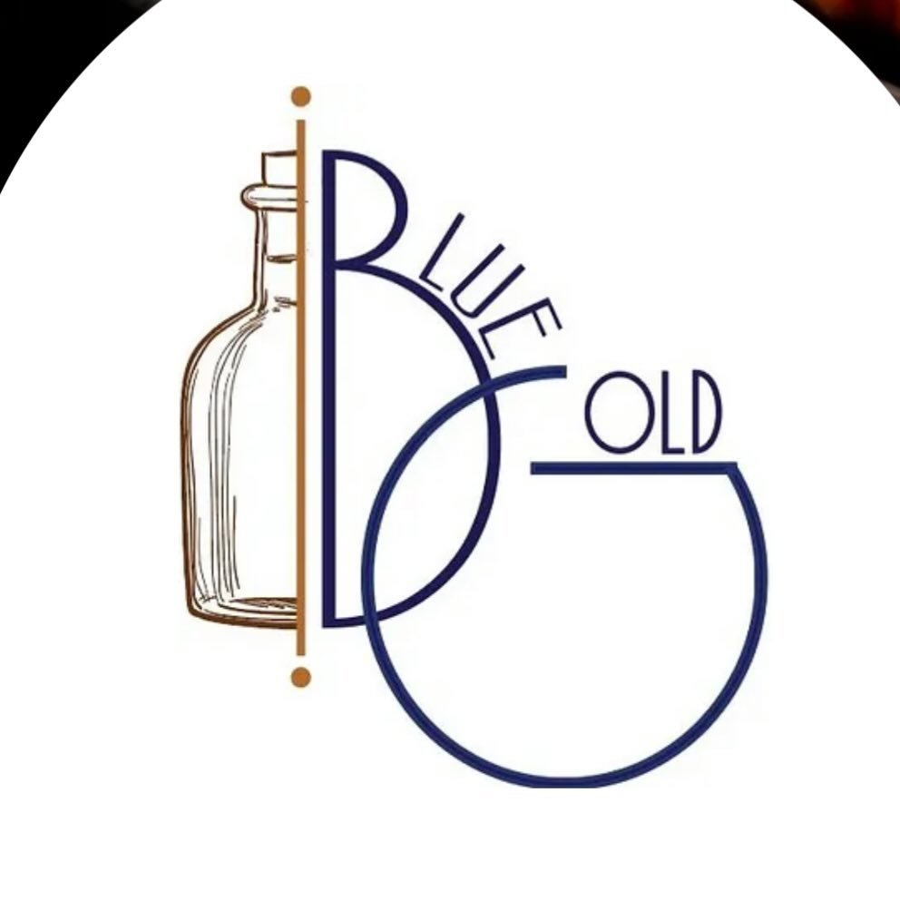Blue Gold Bar logo