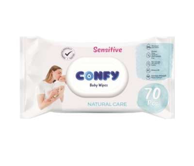 Խոնավ անձեռոցիկ "Confy" երեխաների 70 հ․