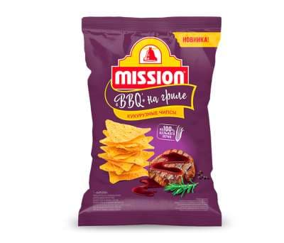 Եգիպտացորենի Չիպսեր Mission Բարբիքյուի համով 220գ