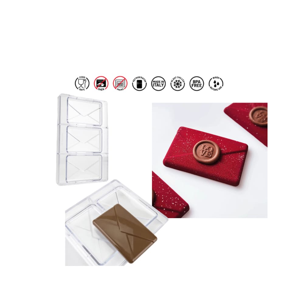 Պոլիկարբոնատե կաղապար շոկոլադի համար MAIL BPA FREE MOULD Martellato