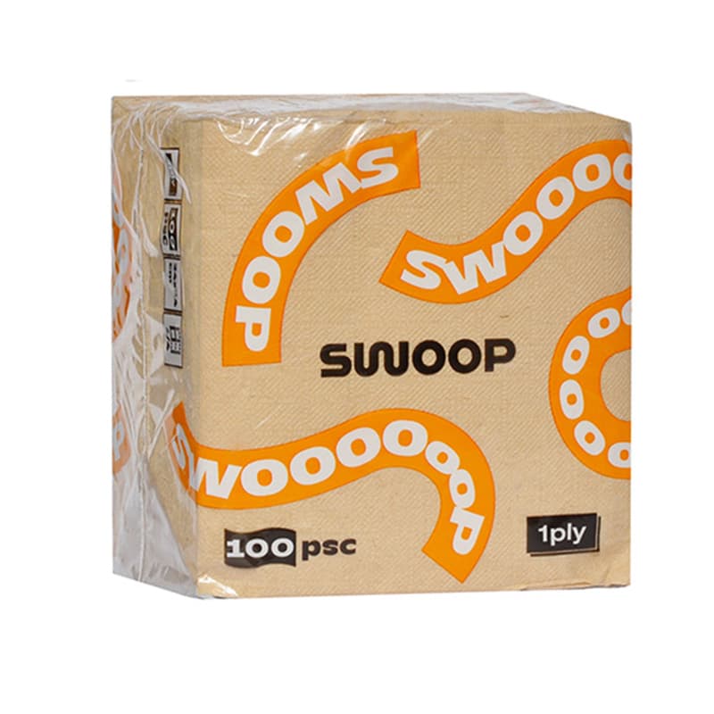 Անձեռոցիկ 24x24 SWOOP կաթնագույն
