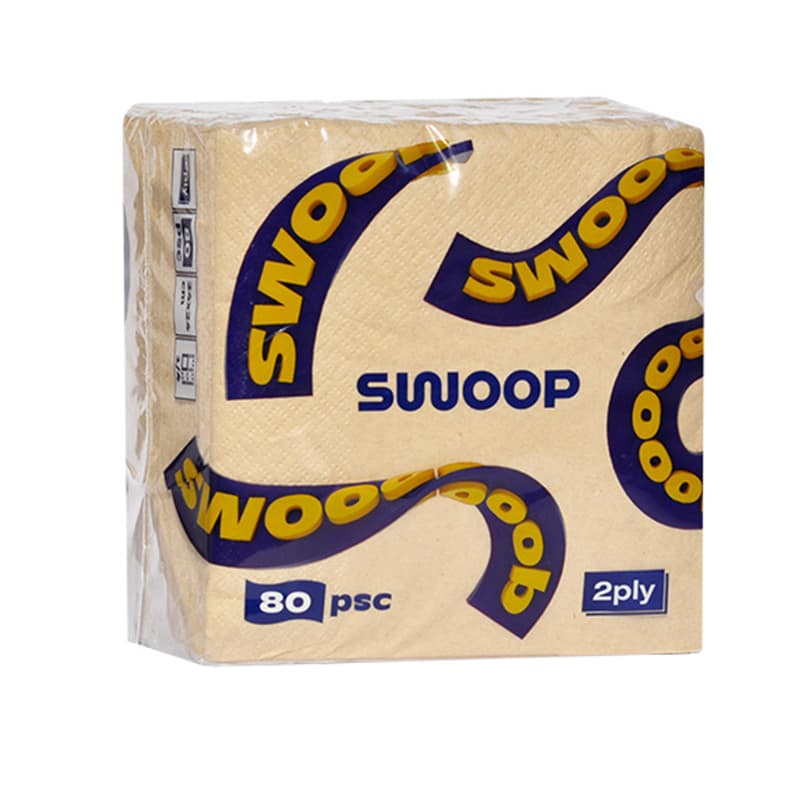 Անձեռոցիկ 24x24 SWOOP կաթնագույն