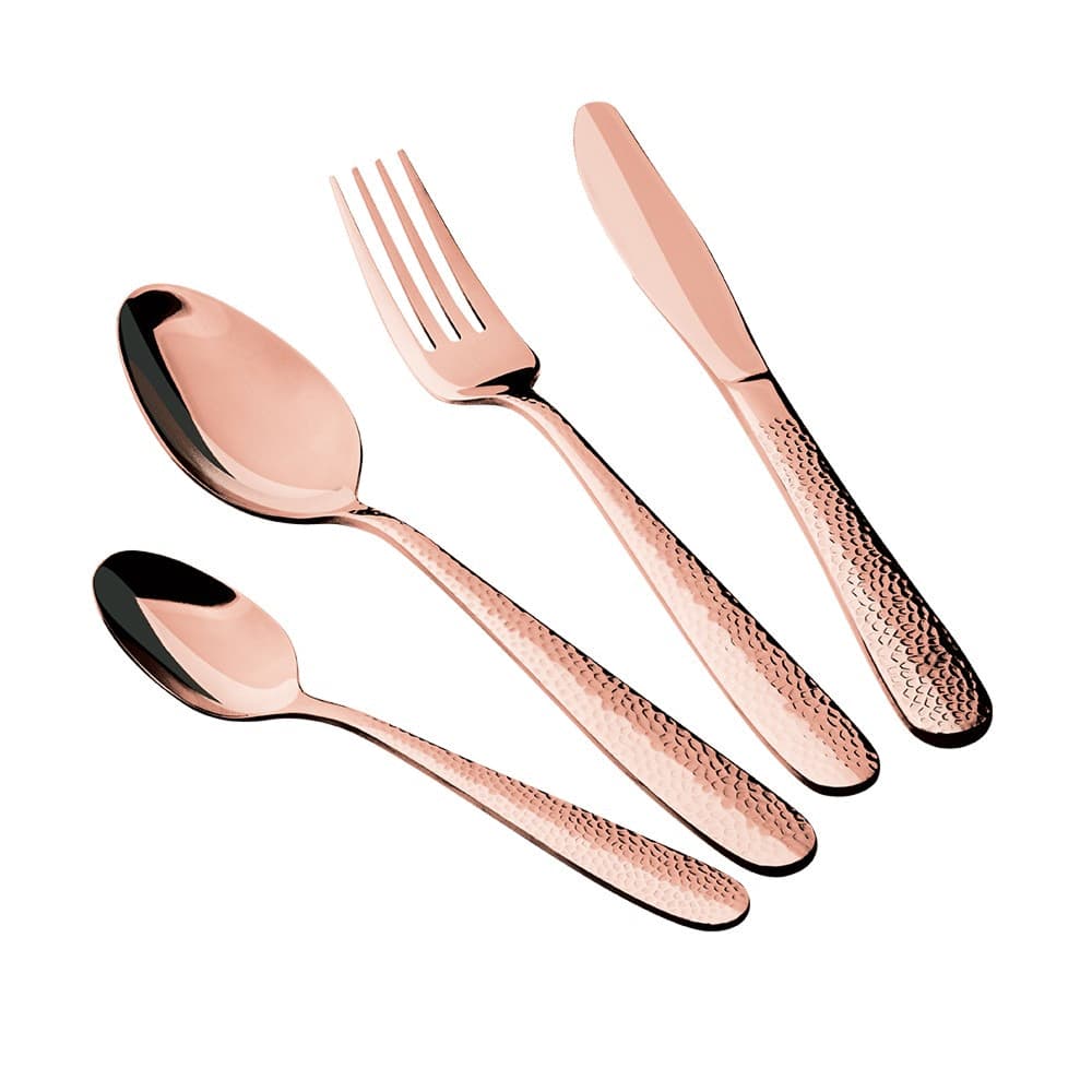 Rose Gold Line Սեղանի պարագաների հավաքածու 24 կտոր