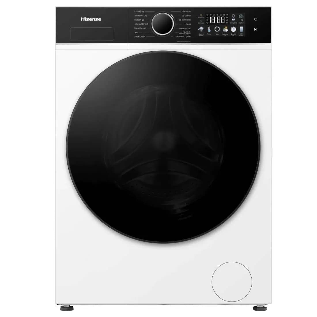 Լվացքի մեքենա և չորանոց Hisense WD5I1245BWR 12կգ