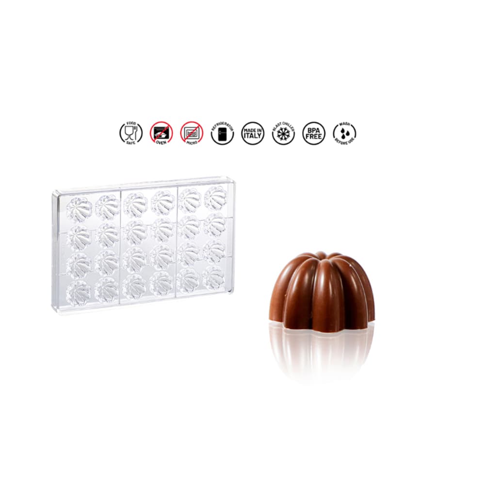 Պոլիկարբոնատե կաղապար շոկոլադի համար PRALINE SWEET 3 BPA FREE MOULD Martellato