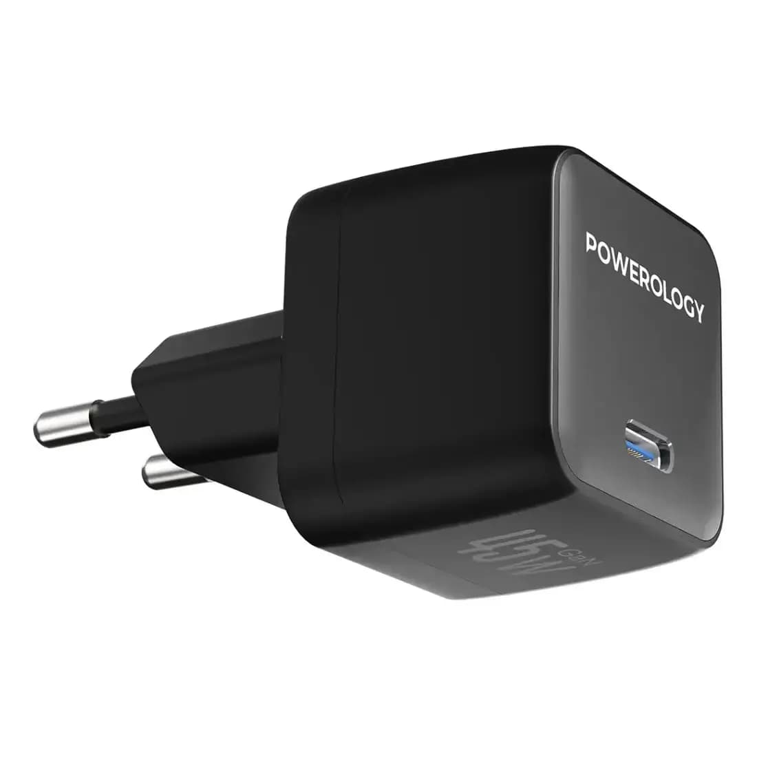 Լիցքավորիչ Powerology QX 45W Pocket-Sized GaN Adapter PWCUQC056