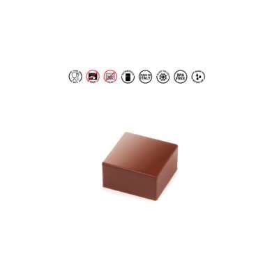 Պոլիկարբոնատե կաղապար շոկոլադի համար PRALINE 25X25 H 13 MM BPA FREE MOULD Martellato
