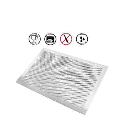 Ալյումինե ծակոտկեն սկուտեղ PERFORATED ALLUM. BAKING TRAY 60X40 CM Martellato
