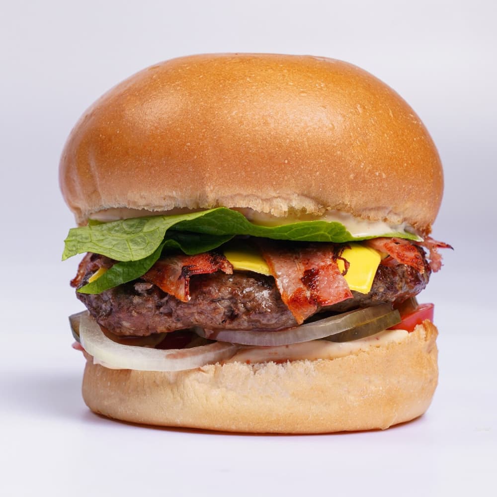 Beef - Bacon & Cheddar Cheese burger
