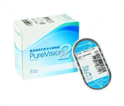 Կոնտակտային լինզաներ (2 հատ) «Pure Vision 2HD» Bausch & Lomb