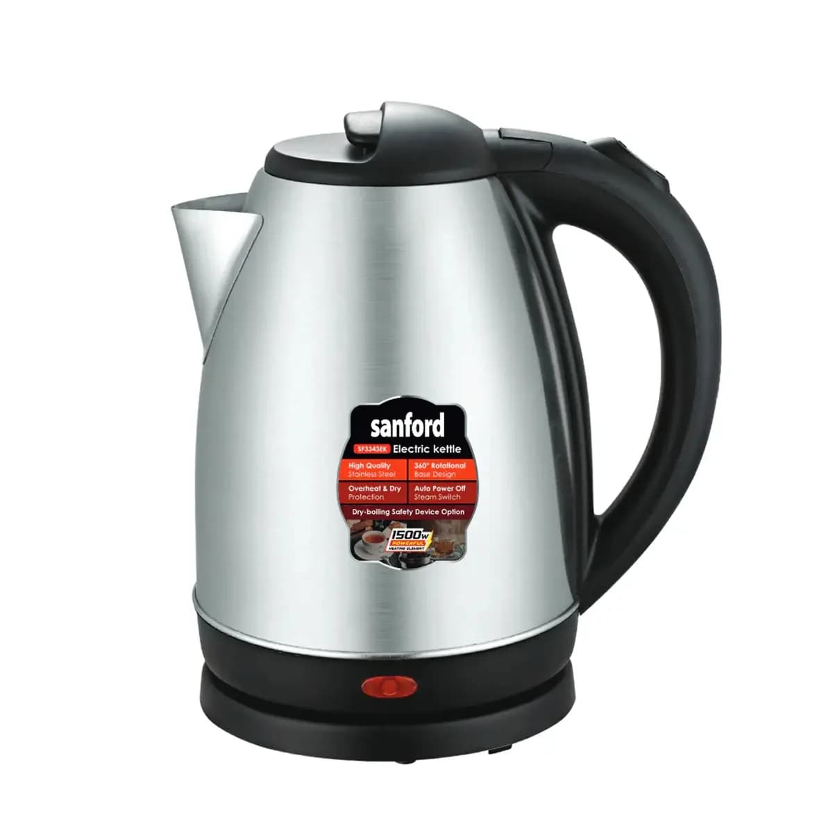 Թեյնիկ Sanford Stainless Steel Electr Kettle 1.8L SF3343EK
