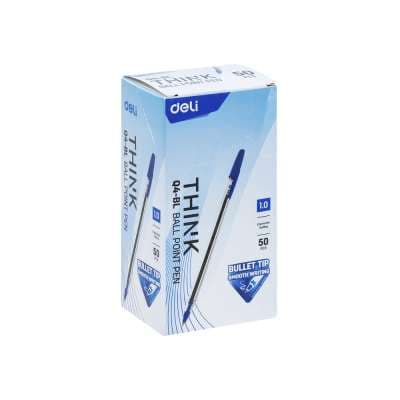 Գնդիկավոր գրիչ Deli Think 1.0 EQ4-BL 50 հատ