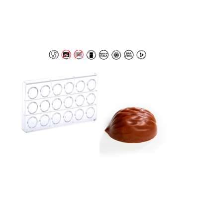 Պոլիկարբոնատե կաղապար շոկոլադի համար PRALINE NUT BPA FREE MOULD Martellato