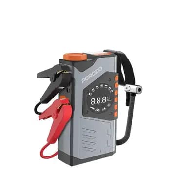 Կոմպրեսոր Porodo VoltBoost Portable 1000mAh 3in1 Jump Starter Power Bank Compressor