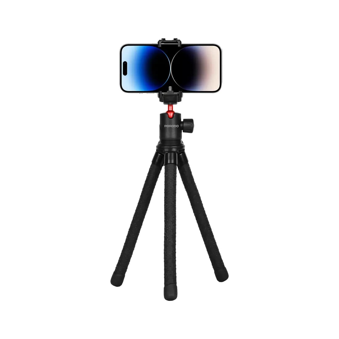  Սելֆիի ձող Porodo Selifie Flexible Foldable Exendable Tripod Phone Holder  PD-TRPSPH-BK