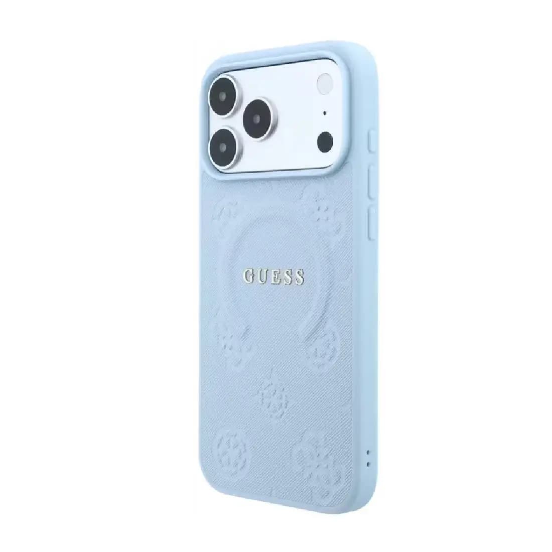 Պատյան iPhone 18 Pro Max Saffiano Hard Case with Peony Ring Stand & Pearl Strap