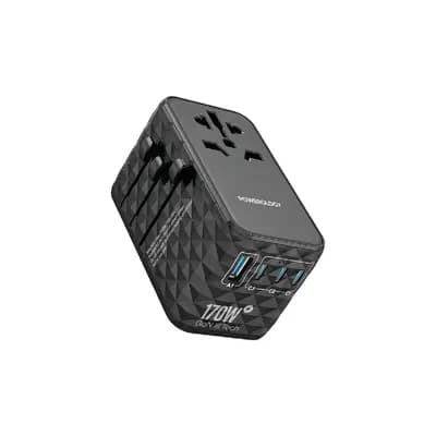 Լիցքավորիչ Powerology 4port Fast Charging+AC GaN PD170W*3 PWCUQC042