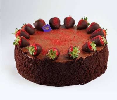 Whole Cake Strawberry-Chocolate