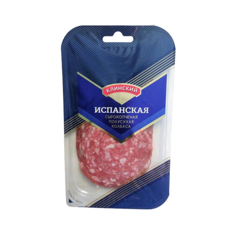 Երշիկ հում-ապխտած իսպանական «Կլինսկիյ» կտրատած 85գր