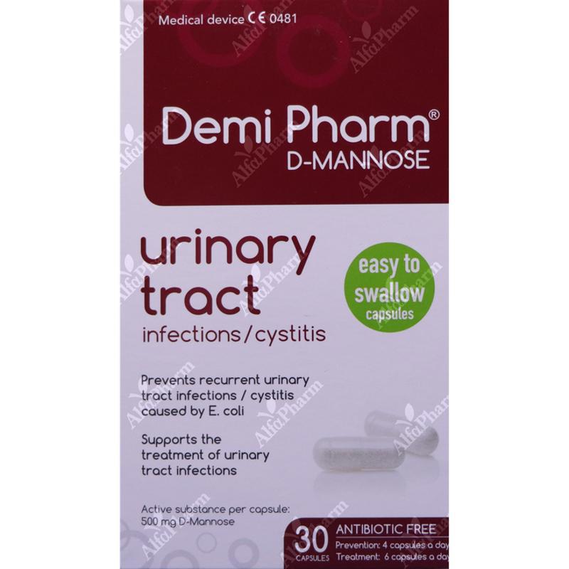 DemiPharm D-Mannose capsules 500mg x 30