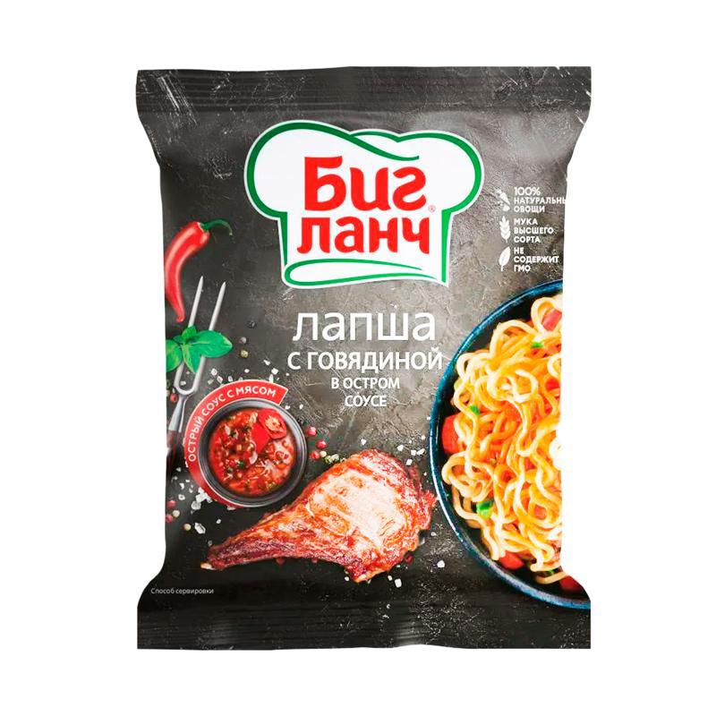 Суп-лапша Биг Ланч гов.в ост.соусе 75г