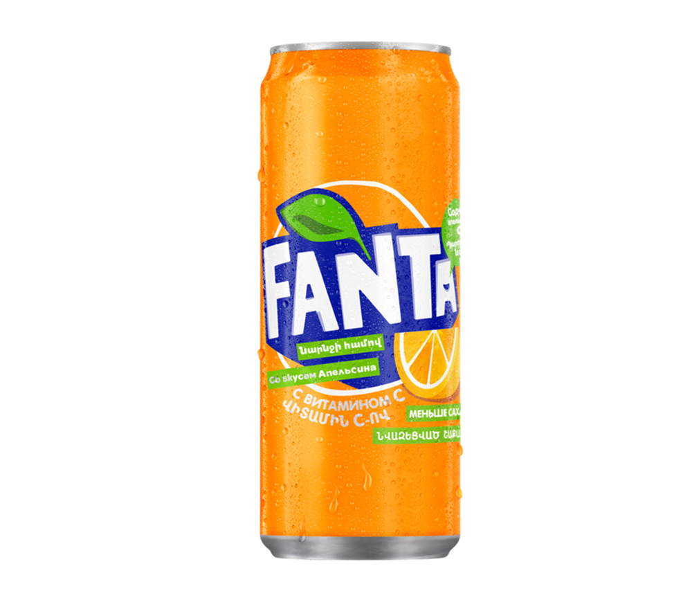 Զովացուցիչ ըմպելիք «Fanta» 0.33լ