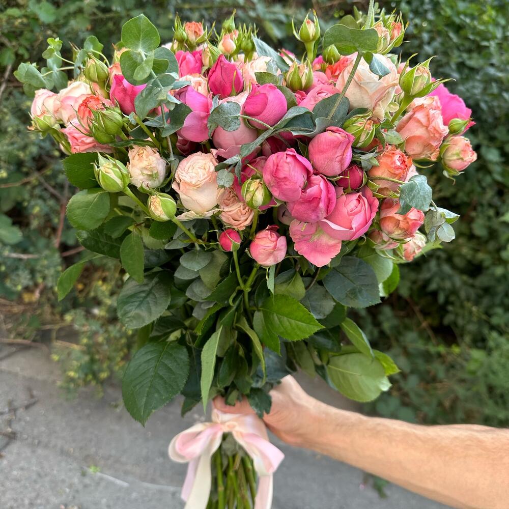 Peony roses (21 pcs)