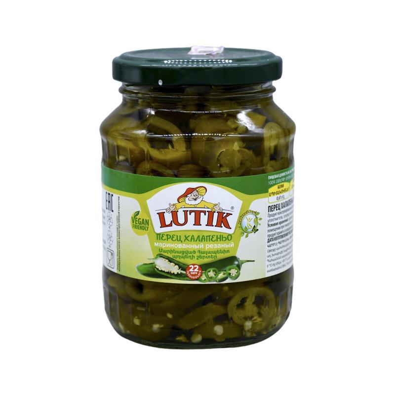 Marinated jalapeno "Lutik" g/b 370g