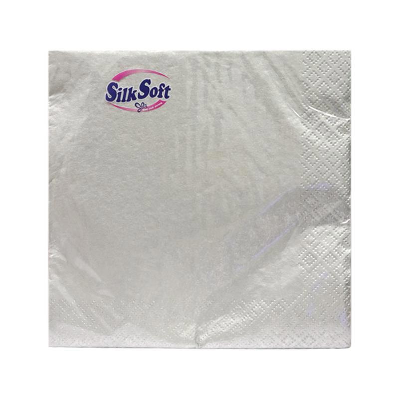 Անձեռոցիկներ «Սիլկ Սոֆթ» արծաթագույն,եռաշերտ 20հտ