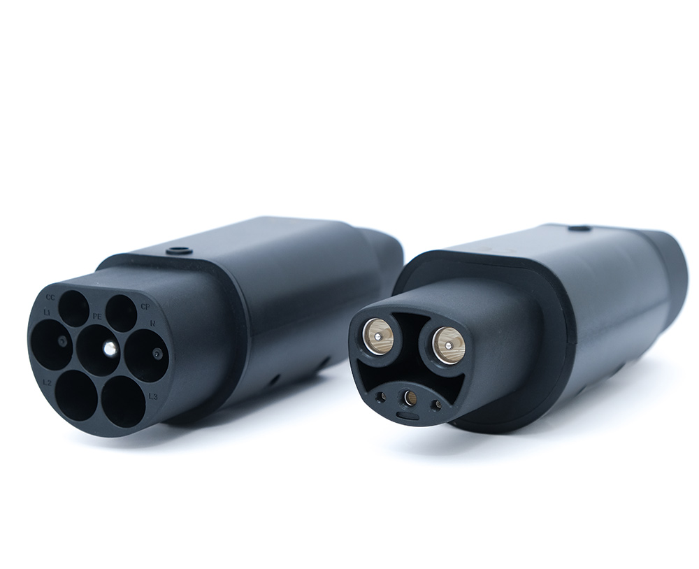 Էլեկտրական մեքենաների լիցքավորիչի ադապտեր Type 2 to Tesla (AC)