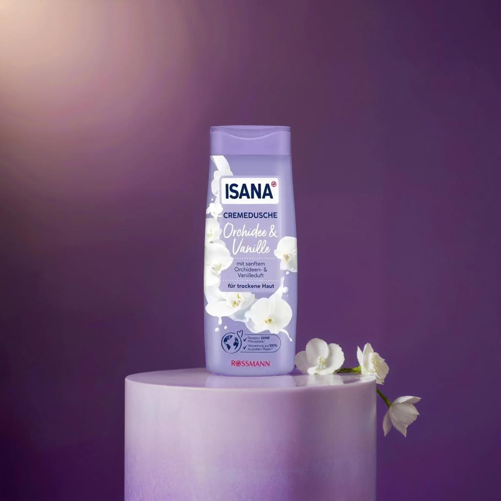 ISANA CREAM SHOWER GEL ORCHID & VANILLA, 300 ML