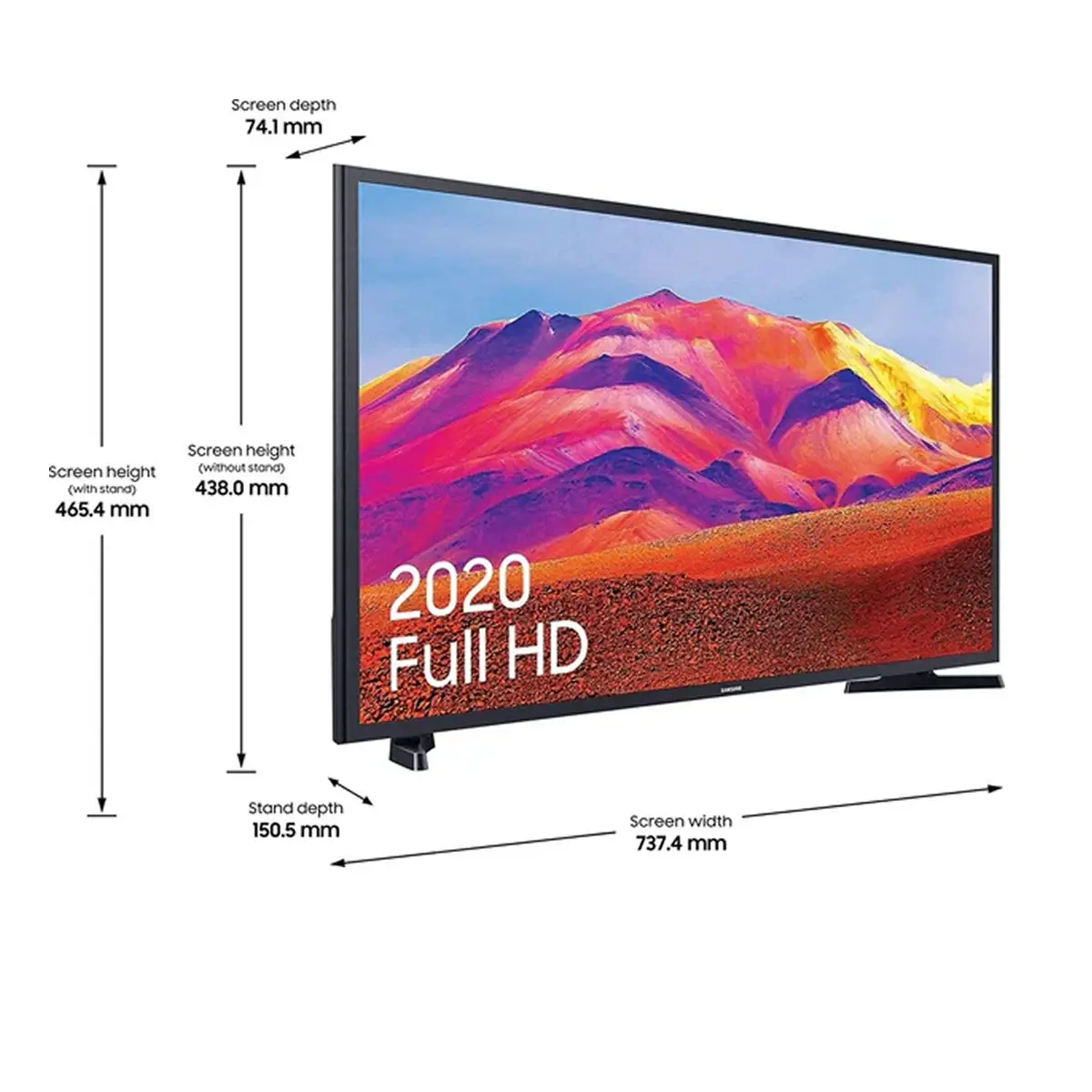 Հեռուստացույց Samsung TV Led UA40T5300AUXZN