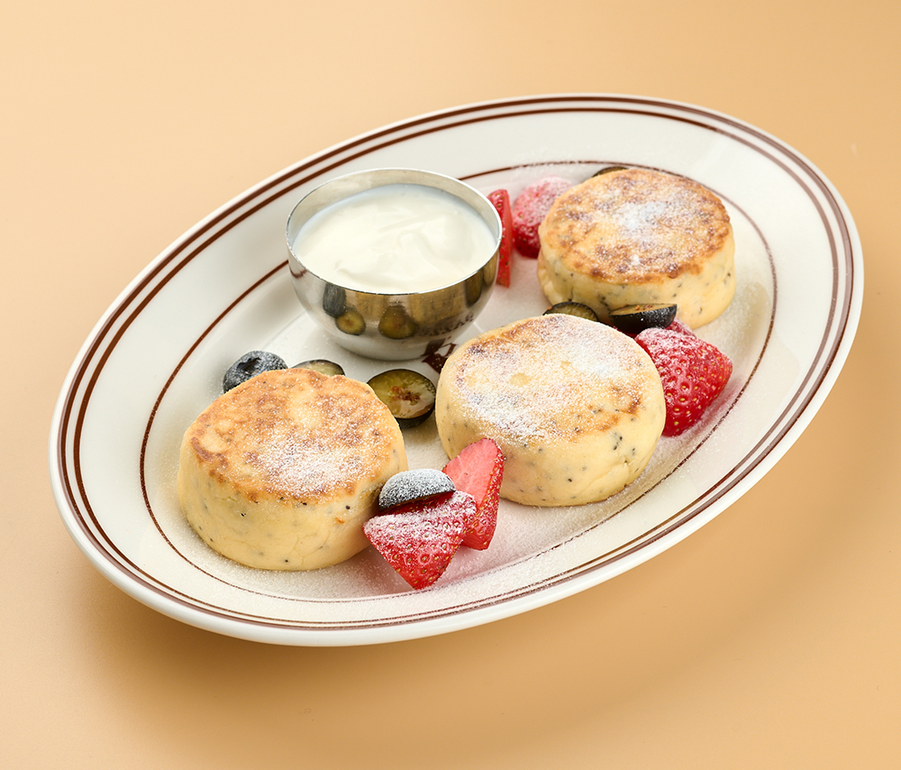 Կաթնաշոռային պանրիկներ ռիկոտայով ևկակաչի սերմով