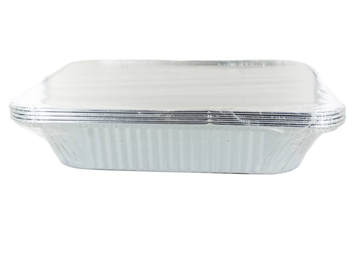 Disposable aluminum container 4 pcs
