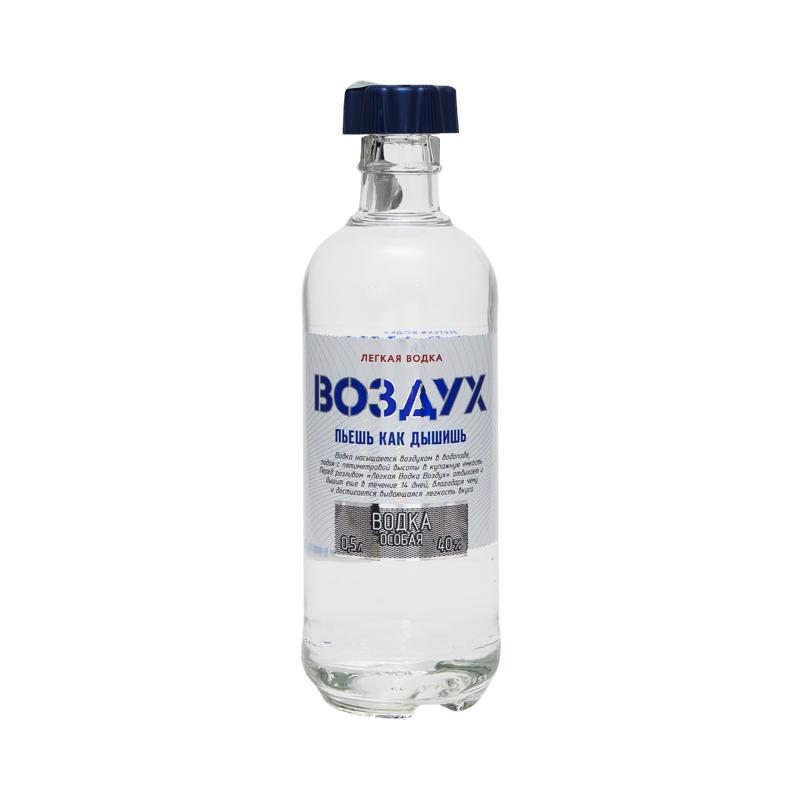 Vodka "Vozdukh" white 0.5l