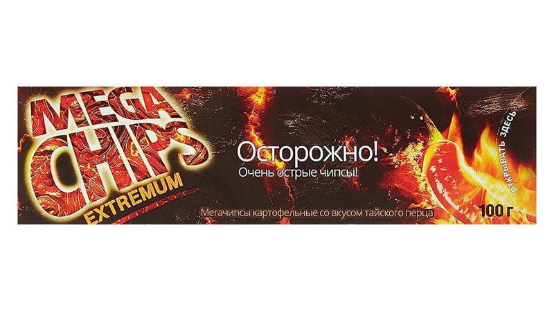 Chips "Mega Chips" 100g Hot pepper