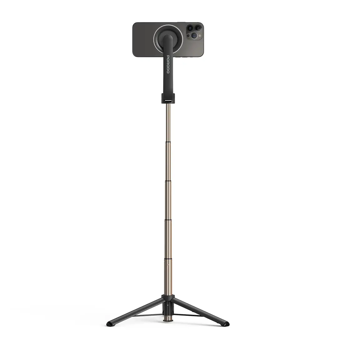 Սելֆիի ձող Porodo Magnetic Selfie Stick 64.5cm Extendable with 3 Leg Tripod and Remote Control PDMGS