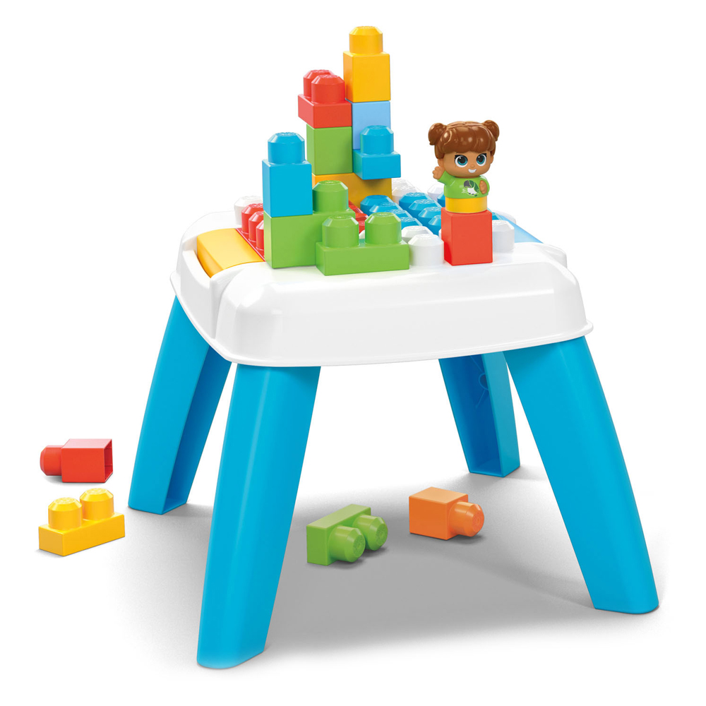 Կոնստրուկտոր և սեղան Mega Bloks 25 դետալ Fisher Price
