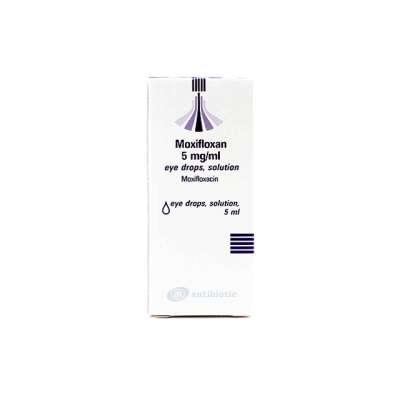 Մօքսիֆլոկսան աչքի կաթիլ 5մգ/մլ  5մլ