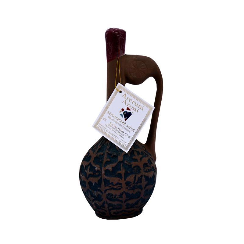 Գինի «Արենի» Թագավորական, կարմիր անապակ (կավե կուժով) 0.7լ