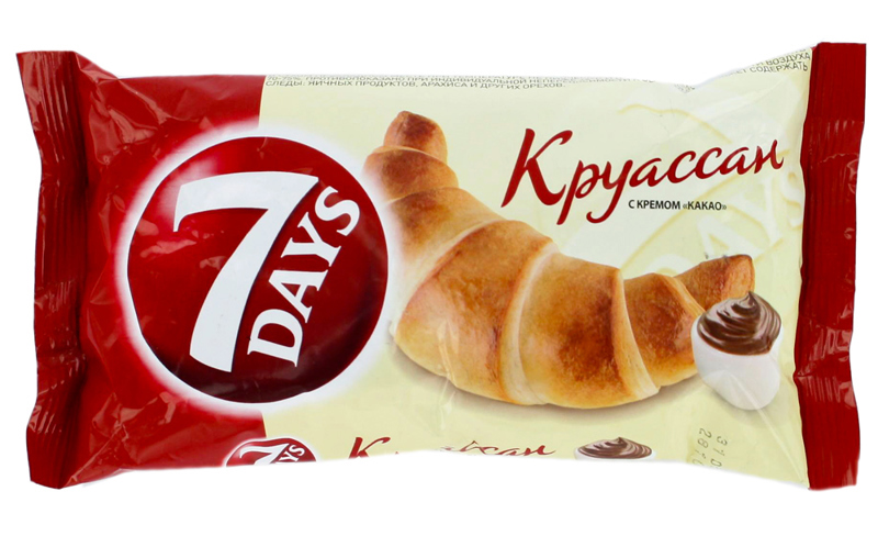 Կրուասան կակաոյի կրեմով «7 days» 65գ