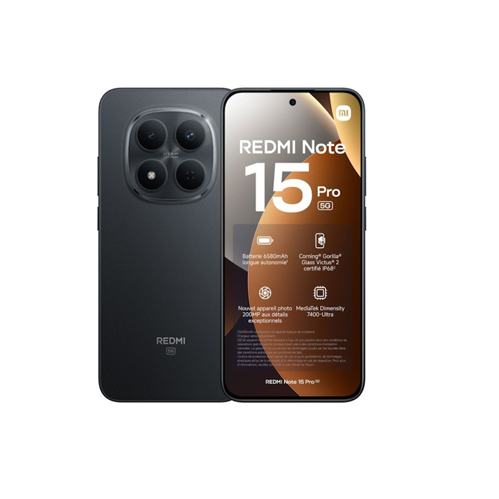 Բջջային հեռախոս Xiaomi REDMI Note 15 Pro 12GB/256GB Black EU (25100RA69G) 