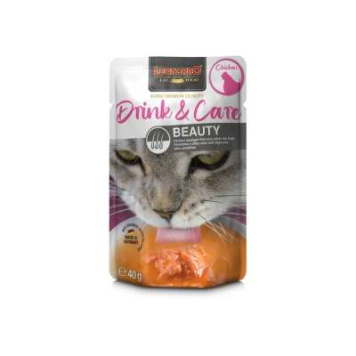 Leonardo Drink & Care Beauty հավի ապուր կատուների համար, 40 գ