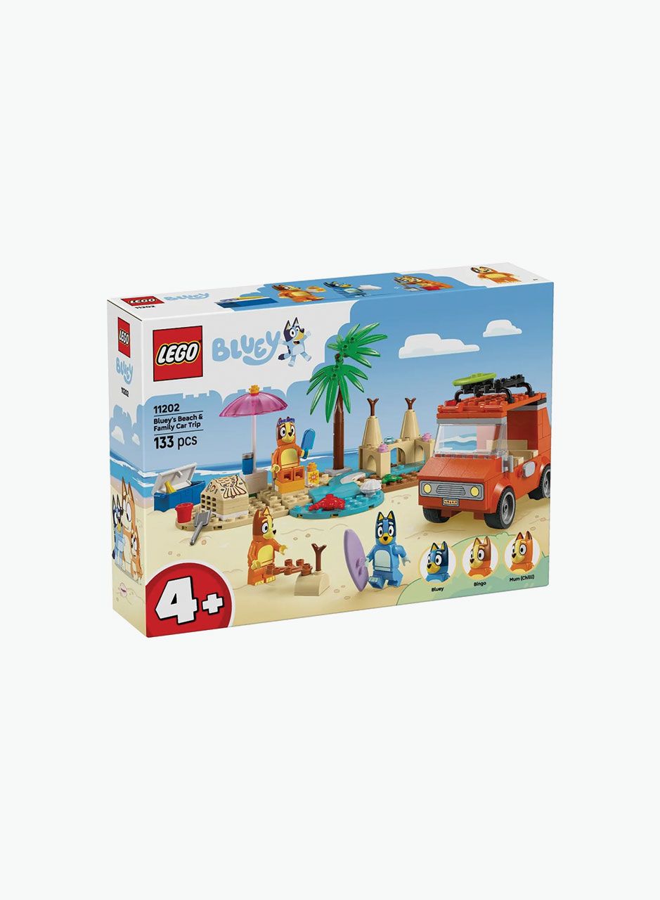 Lego Կառուցողական խաղ Bluey «Բլուիի լողափ և ընտանեկան մեքենայով ուղևորություն»