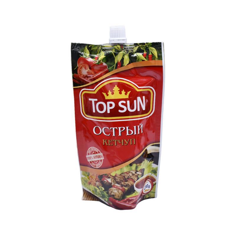 Кетчуп "Топ Сан" острый 200г