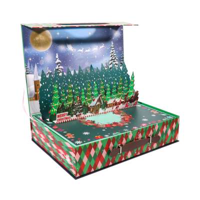 Ռելսերով գնացք գոլորշիով և ձայներով 630B Merry Christmas