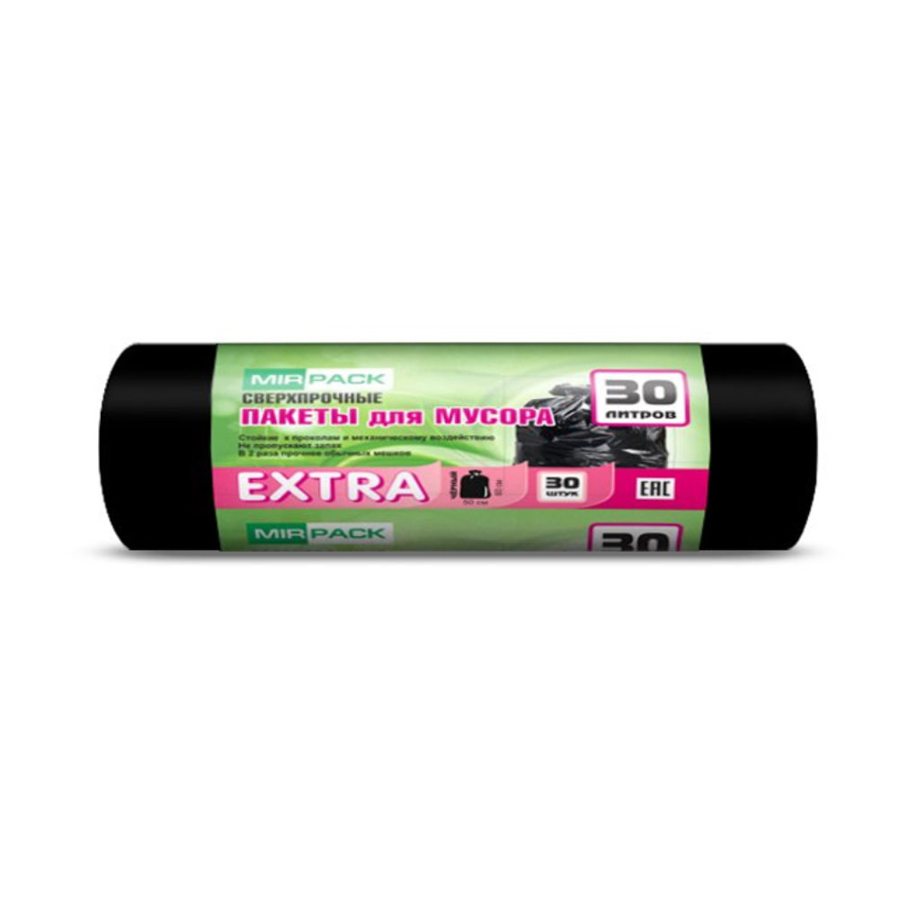 Աղբի պարկ MirPack 30լ Extra