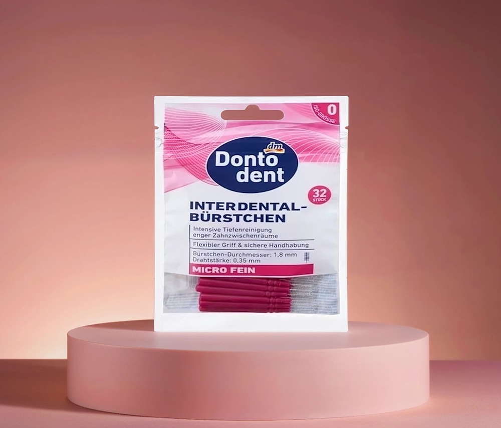 DONTODENT INTERDENTAL BRUSHES MICRO FINE 0.35MM ISO 0, 32PCS