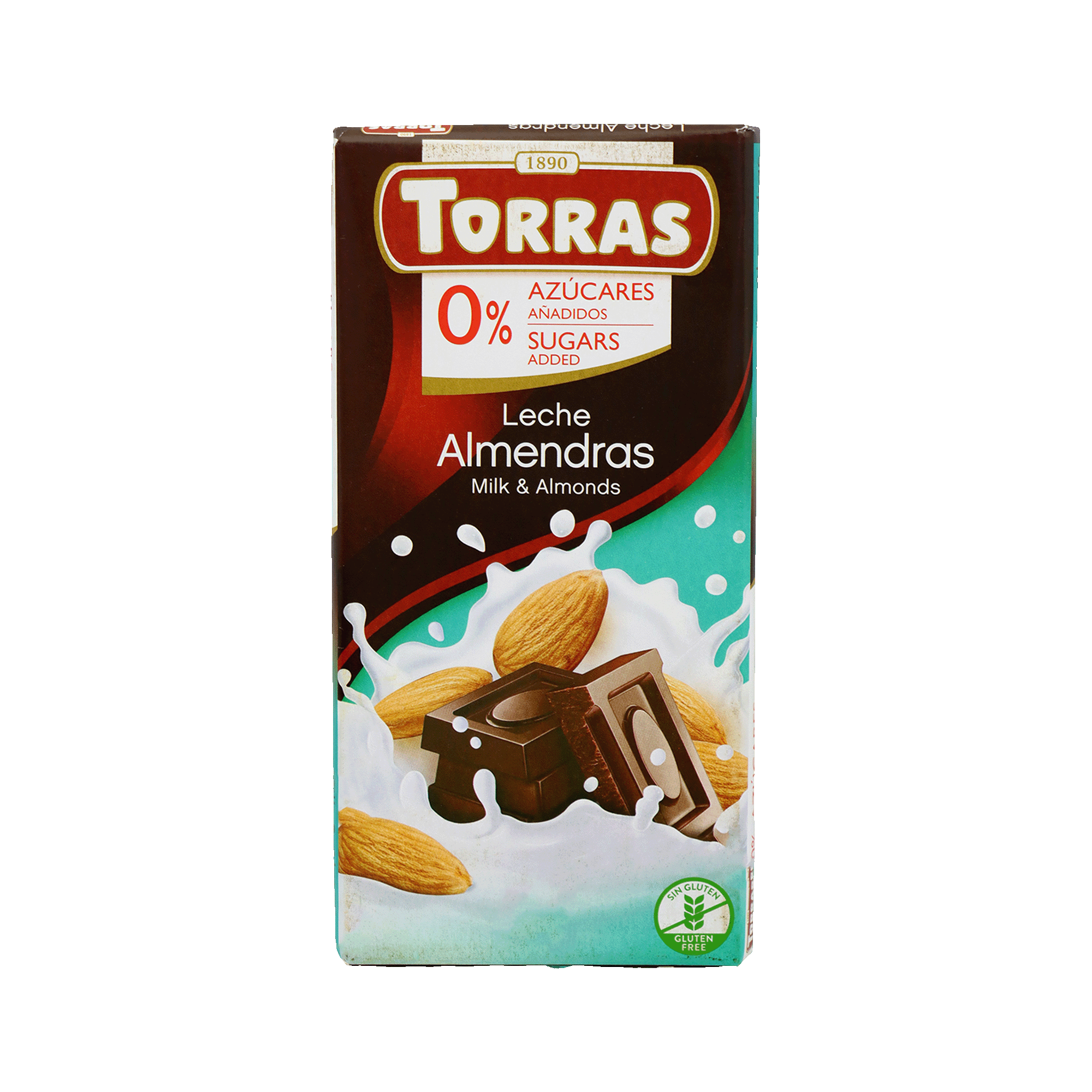 Плитка Torras мол.шок-миндаль б/г/с 75г