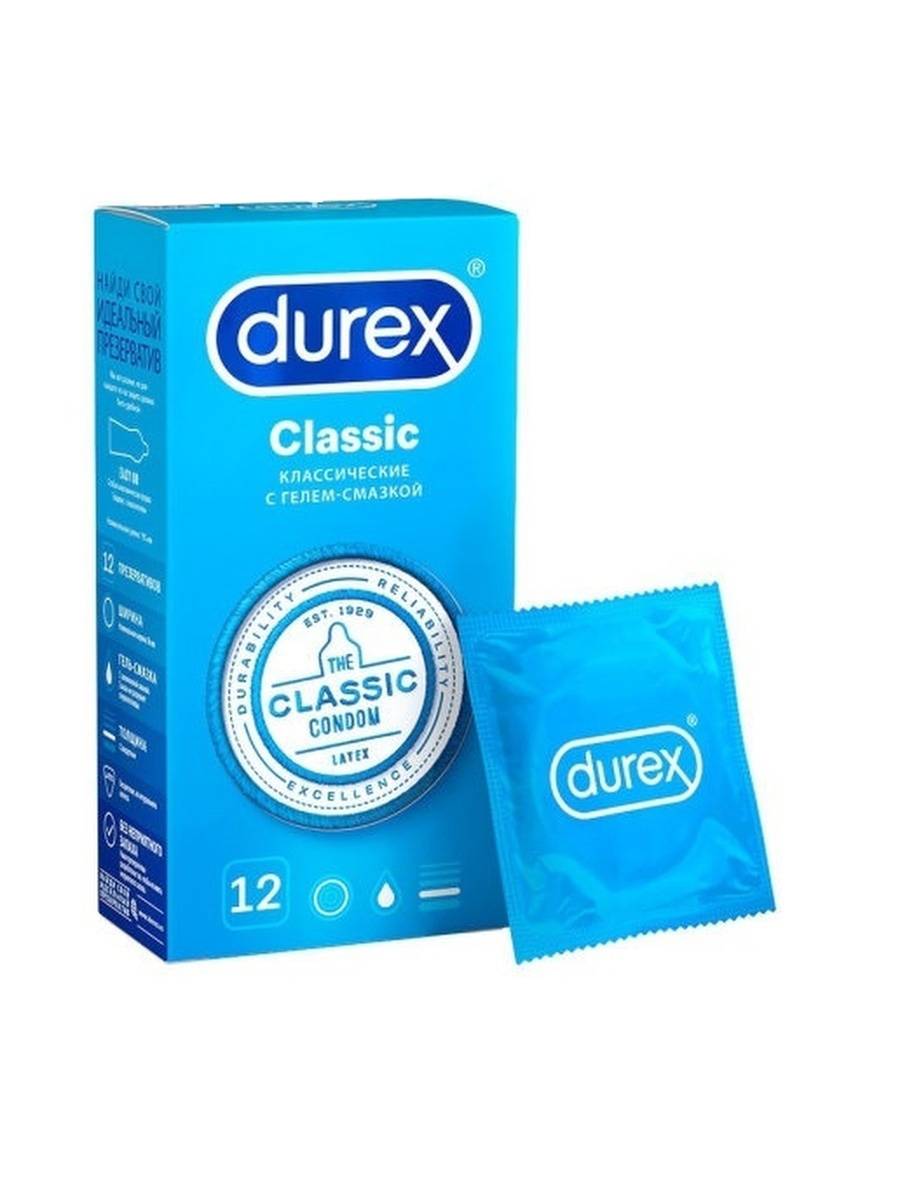 Condoms "Durex Classic" 12pcs